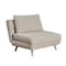 Flash Furniture Shaw Convertible Tri-Fold Chair with Pillow, Multifunctional Adjustable Sleeper, Cream Boucle BO-BS-BS031-CRMBCL-GG - alternate 3